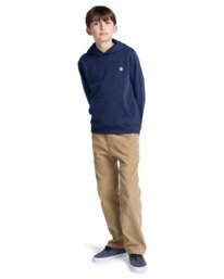 5 Icon Embroidery Po Y - Felpa con cappuccio da Ragazzo 8-16 Blue ELBFT00141 Element