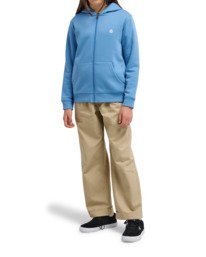 3 Cornell Classic - Felpa con cappuccio e zip da Ragazzo 8-16 Blue ELBFT00142 Element