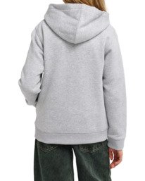 4 Cornell Classic - Felpa con cappuccio e zip da Ragazzo 8-16 Gray ELBFT00142 Element