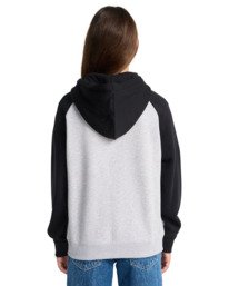 8 Icon Embroidery 2Tone Y - Hoodie voor Jongens 8-16 Gray ELBFT00145 Element