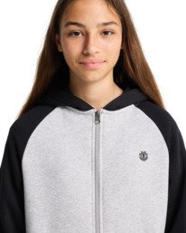 5 Icon Embroidery 2Tone Y - Hoodie voor Jongens 8-16 Gray ELBFT00145 Element