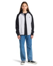 7 Icon Embroidery 2Tone Y - Hoodie voor Jongens 8-16 Gray ELBFT00145 Element