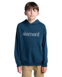 3 Central Lowcase Po Y - Hoodie for Boys 8-16 Blue ELBFT00147 Element