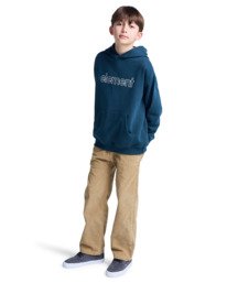 6 Central Lowcase Po Y - Hoodie for Boys 8-16 Blue ELBFT00147 Element