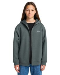 7 Capsule Rain Bp Y - Pull zippé à capuche pour Garçon 8-16 ans Noir ELBFT00148 Element