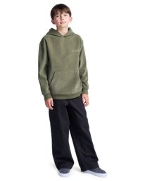 6 Serif Corduroy Po Y - Hoodie for Boys 8-16 Green ELBFT00149 Element