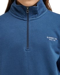 3 Element Co - Sudadera con cremallera 1/4 para chicos 8-16 Azul ELBFT00157 Element