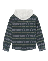 1 Polar Hooded Overshirt Y - Overshirt for Boys 8-16 Blue ELBJK00137 Element
