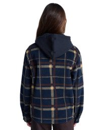 7 Polar Hooded Overshirt Y - Overshirt for Boys 8-16 Brown ELBJK00137 Element