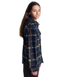 4 Polar Hooded Overshirt Y - Overshirt for Boys 8-16 Brown ELBJK00137 Element