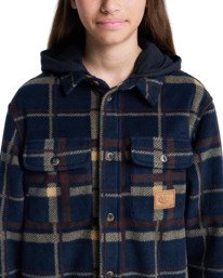 5 Polar Hooded Overshirt Y - Overshirt for Boys 8-16 Brown ELBJK00137 Element