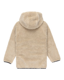1 Wolfe Sherpa Y - Sherpa Jacket for Boys 8-16 Beige ELBJK00138 Element