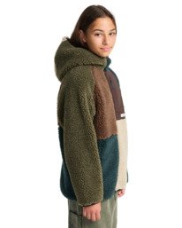 4 Wolfe Sherpa Y - Sherpa Jacket for Boys 8-16 Black ELBJK00138 Element