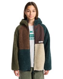 6 Wolfe Sherpa Y - Sherpa Jacket for Boys 8-16 Black ELBJK00138 Element