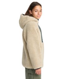 4 Wolfe Sherpa Y - Sherpa Jacket for Boys 8-16 Beige ELBJK00138 Element