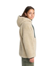 Manteau Polaire Sherpa Pour Enfants - Col Montant Coupe-vent - Chaud Et Doux - Taille 3 à 15 Ans - Idéal Automne/hiver