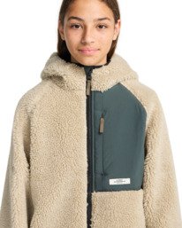 5 Wolfe Sherpa Y - Sherpa Jacket for Boys 8-16 Beige ELBJK00138 Element