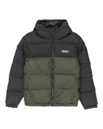 0 Classic Hooded Puffer Y - Steppjacke mit Kapuze für Jungen 8-16 Braun ELBJK00139 Element