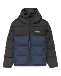 0 Classic Hooded Puffer Y - Steppjacke mit Kapuze für Jungen 8-16 Blau ELBJK00139 Element