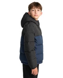 4 Classic Hooded Puffer Y - Steppjacke mit Kapuze für Jungen 8-16 Blau ELBJK00139 Element