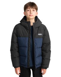 6 Classic Hooded Puffer Y - Steppjacke mit Kapuze für Jungen 8-16 Blau ELBJK00139 Element