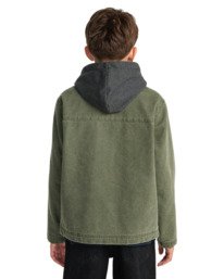 8 ChoreY - Canvas Jacket for Boys 8-16 Brown ELBJK00141 Element
