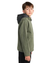 4 ChoreY - Canvas Jacket for Boys 8-16 Brown ELBJK00141 Element