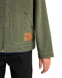 5 ChoreY - Canvas Jacket for Boys 8-16 Brown ELBJK00141 Element