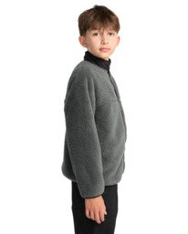 4 Classic Sherpa Y - Fleece Jacket for Boys 8-16 Black ELBJK00143 Element
