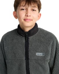 5 Classic Sherpa Y - Fleece Jacket for Boys 8-16 Black ELBJK00143 Element