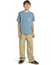 5 Basic - Pocket T-Shirt for Boys 8-16 Blue ELBKT00112 Element