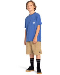 4 Basic - Pocket T-Shirt for Boys 8-16 Blue ELBKT00112 Element