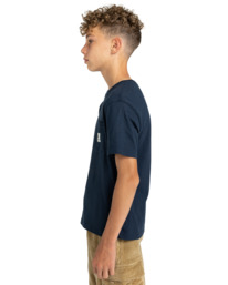 3 Basic - T-shirt avec poche pour Garçon 8-16 ans Bleu ELBKT00112 Element