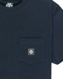2 Icon Label Pocket Y - T-Shirt à manches courtes pour Garçon 8-16 ans Bleu ELBKT00117 Element