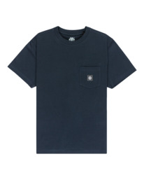 0 Icon Label Pocket Y - T-Shirt à manches courtes pour Garçon 8-16 ans Bleu ELBKT00117 Element