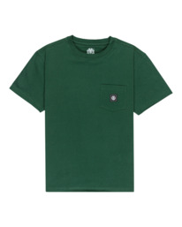 0 Icon Label Pocket Y - T-Shirt à manches courtes pour Garçon 8-16 ans Vert ELBKT00117 Element