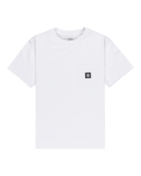 0 Icon Label Pocket Y - T-Shirt à manches courtes pour Garçon 8-16 ans Blanc ELBKT00117 Element