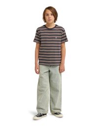 5 Icon Embroidery - Short Sleeve T-Shirt for Boys 8-16 Black ELBKT00119 Element