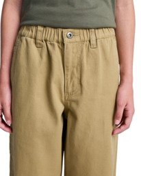 4 Big Carpenter Twill Y - Pantalon baggy pour Garçon 8-16 ans Marron ELBNP00123 Element