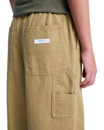 6 Big Carpenter Twill Y - Pantalon baggy pour Garçon 8-16 ans Marron ELBNP00123 Element