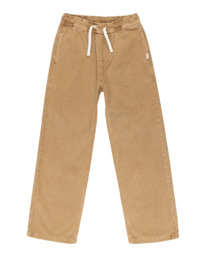0 Relax Comfort Corduroy Y - Pantaloni da Ragazzo 8-16 Brown ELBNP00126 Element