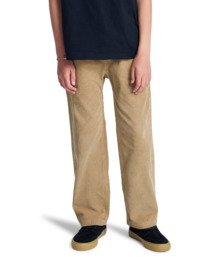 3 Relax Comfort Corduroy Y - Pantaloni da Ragazzo 8-16 Brown ELBNP00126 Element
