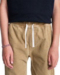 5 Relax Comfort Corduroy Y - Pantaloni da Ragazzo 8-16 Brown ELBNP00126 Element