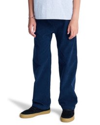 3 Relax Comfort Corduroy Y - Pantaloni da Ragazzo 8-16 Blue ELBNP00126 Element