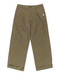 0 Big Pleated Y - Chino-Hose für Jungen 8-16 Grün ELBNP00129 Element