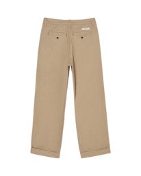 1 Big Pleated Y - Chino Trousers for Boys 8-16 Beige ELBNP00129 Element
