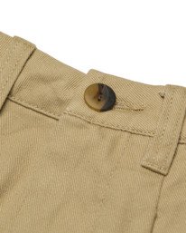 3 Big Pleated Y - Chino Trousers for Boys 8-16 Beige ELBNP00129 Element