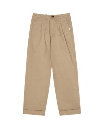 0 Big Pleated Y - Chino Trousers for Boys 8-16 Beige ELBNP00129 Element