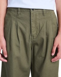 5 Big Pleated Y - Chino-Hose für Jungen 8-16 Grün ELBNP00129 Element
