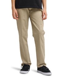 2 Regular Comfort - Pantalon chino pour Garçon 8-16 ans Beige ELBNP00133 Element